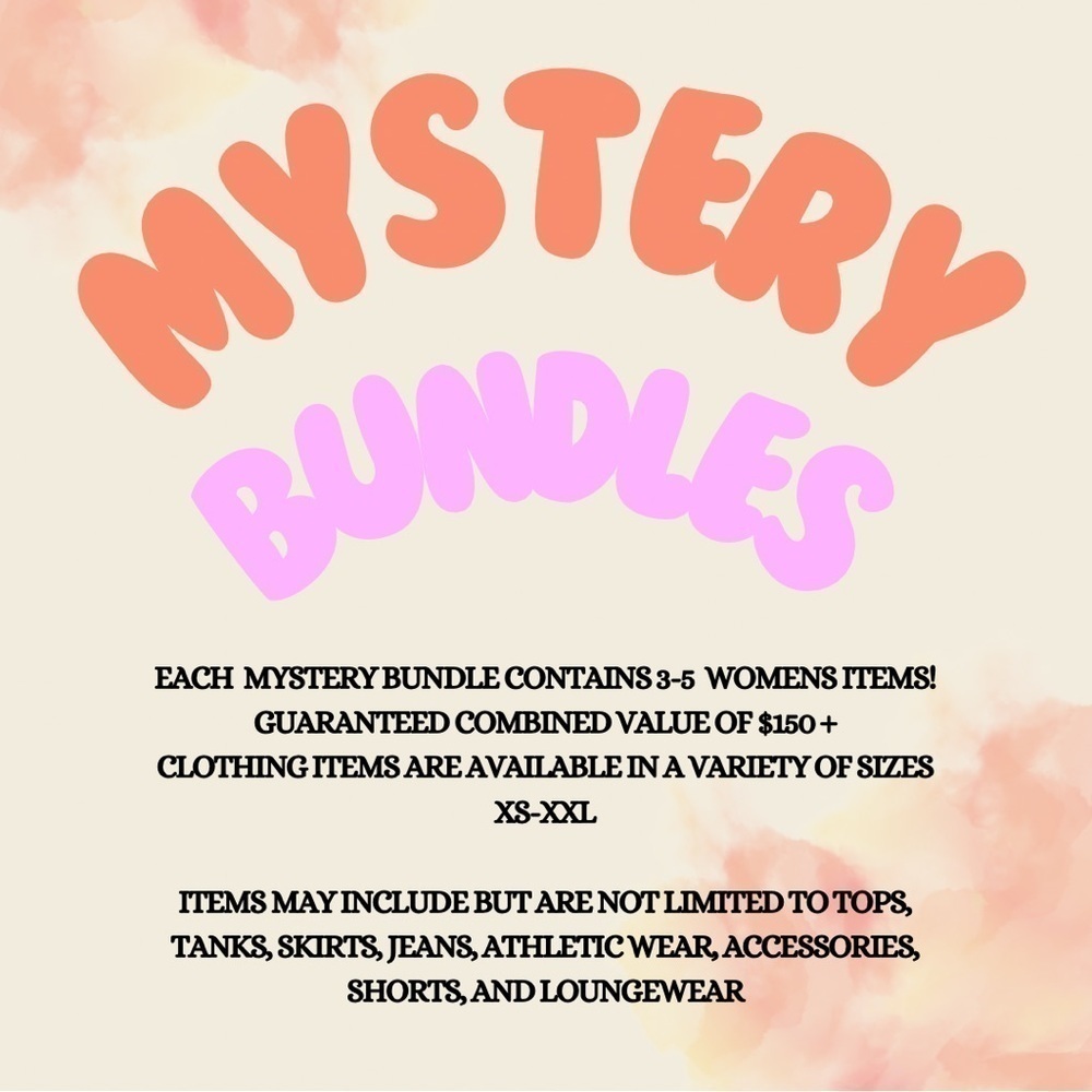 MYSTERY BUNDLE SURPRISE CLOTHING AND ACCESSORY BOXES